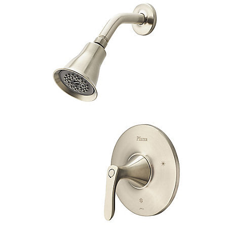 Pfister Shower Only Trim Kit, Must Order 0X8 Valve Separately Brushed Nickel