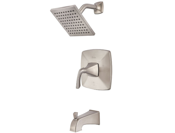 Pfister Bronson 1- Handle Tub/Shower Trim Kit Brushed Nickel