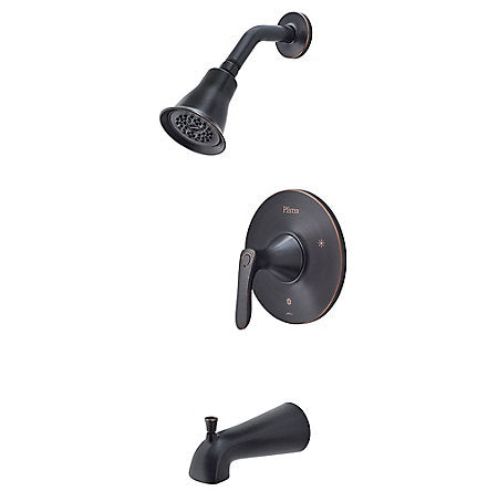 Pfister Tub & Shower Only Trim Kit, Must Order 0X8 Valve Separately Tuscan Bronze