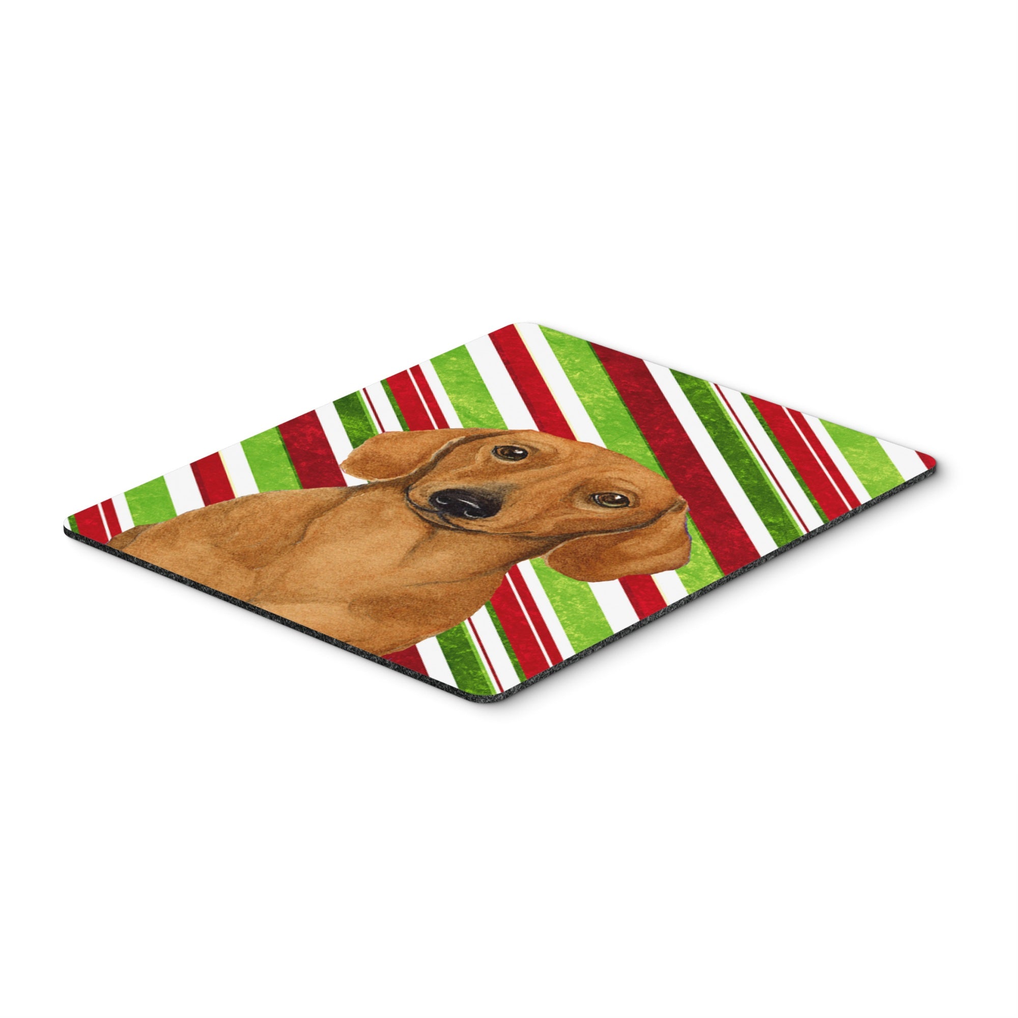Caroline'S Treasures Dachshund Candy Cane Holiday Christmas Mouse Pad/Hot Pad/Trivet (Lh9222Mp)