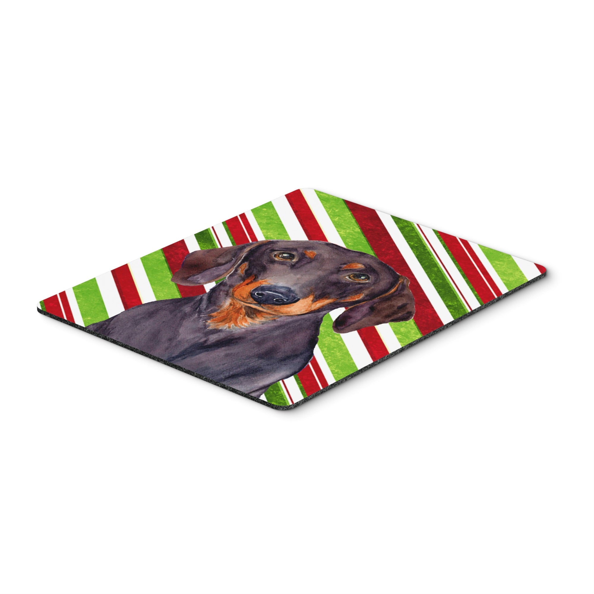 Caroline'S Treasures Dachshund Candy Cane Holiday Christmas Mouse Pad/Hot Pad/Trivet (Lh9223Mp)