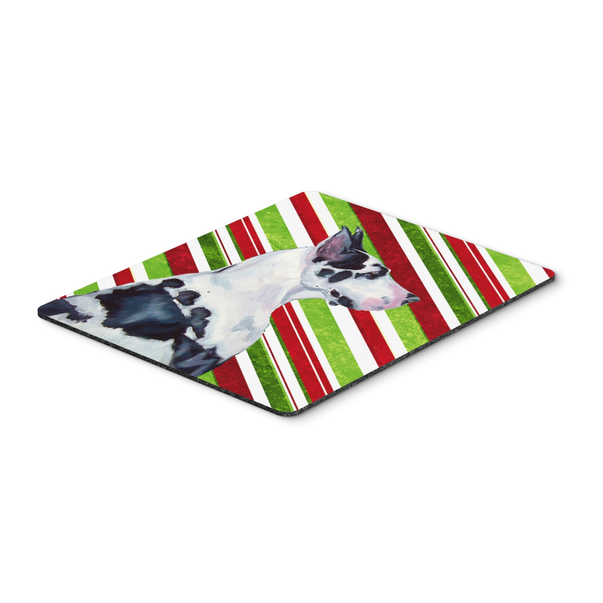 Caroline'S Treasures Great Dane Candy Cane Holiday Christmas Mouse Pad/Hot Pad/Trivet (Lh9236Mp)