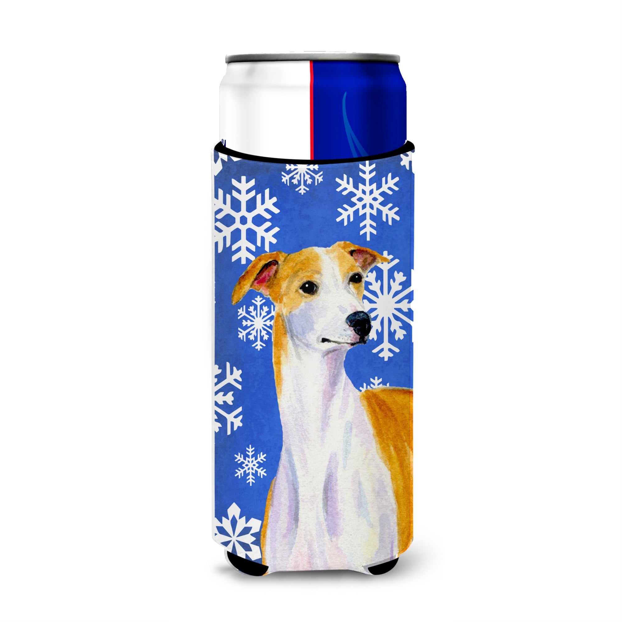 Whippet Winter Snowflakes Holiday Ultra Beverage Insulators For Slim Cans Lh9283Muk