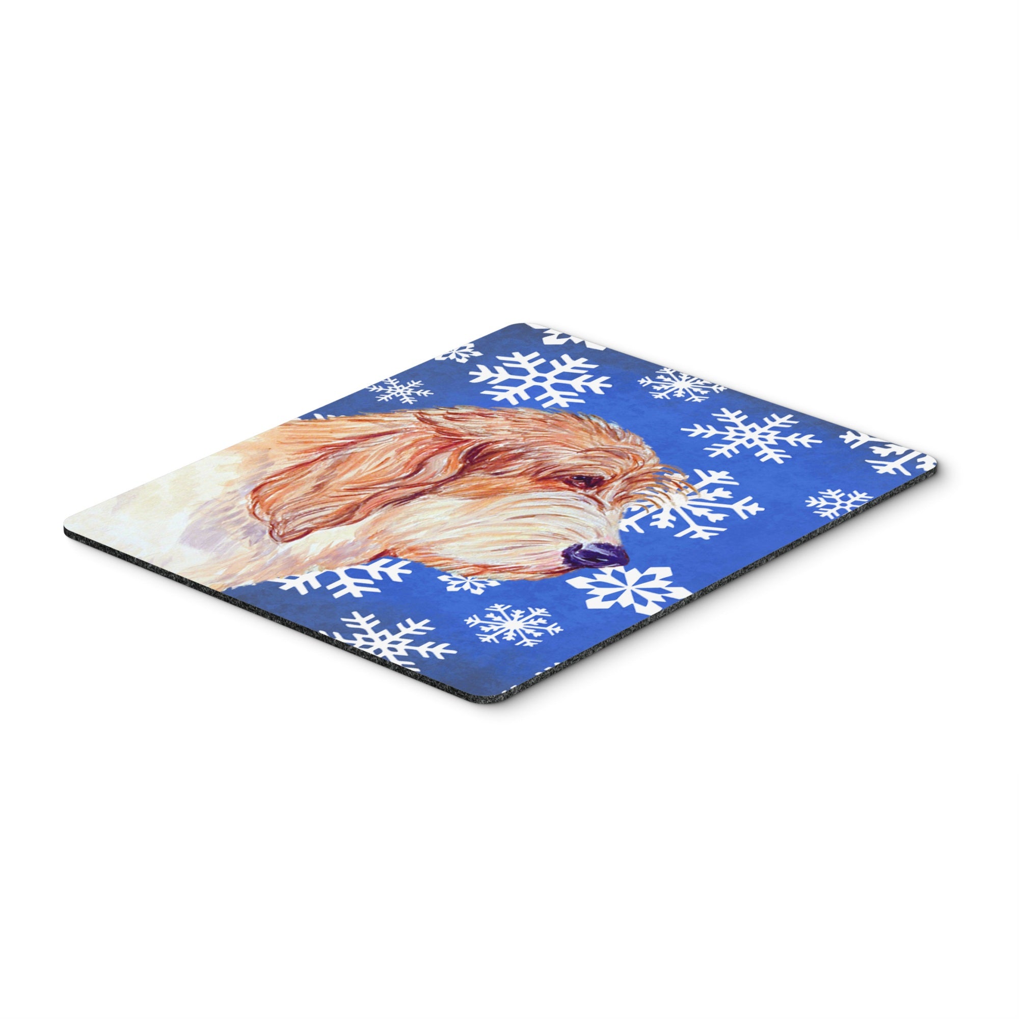Caroline'S Treasures Petit Basset Griffon Vendeen Winter Snowflakes Mouse Pad/Hot Pad/Trivet (Lh9307Mp)