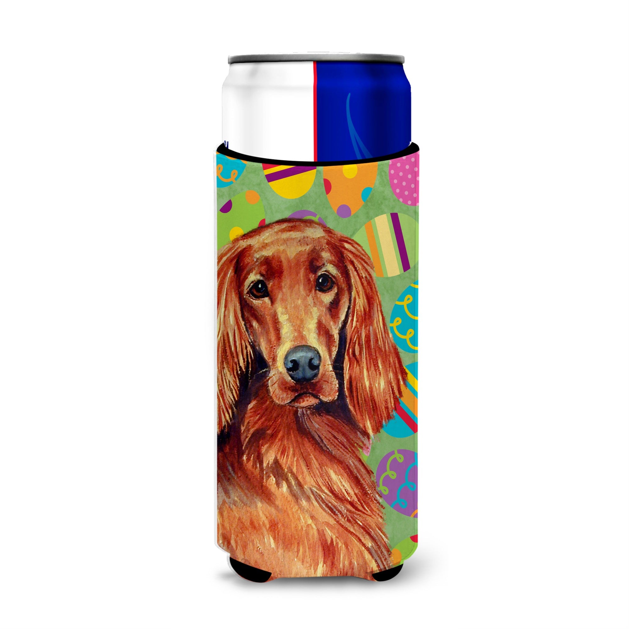 Irish Setter Easter Eggtravaganza Ultra Beverage Insulators For Slim Cans Lh9434Muk