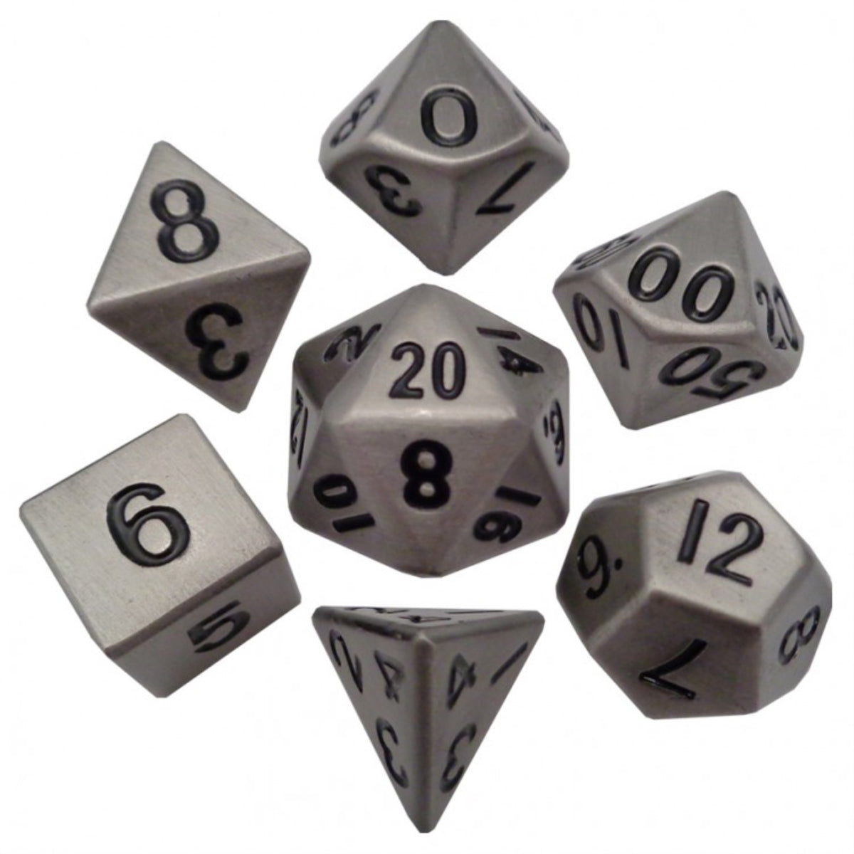 7-Set: 16Mm: Antique Sv Metal