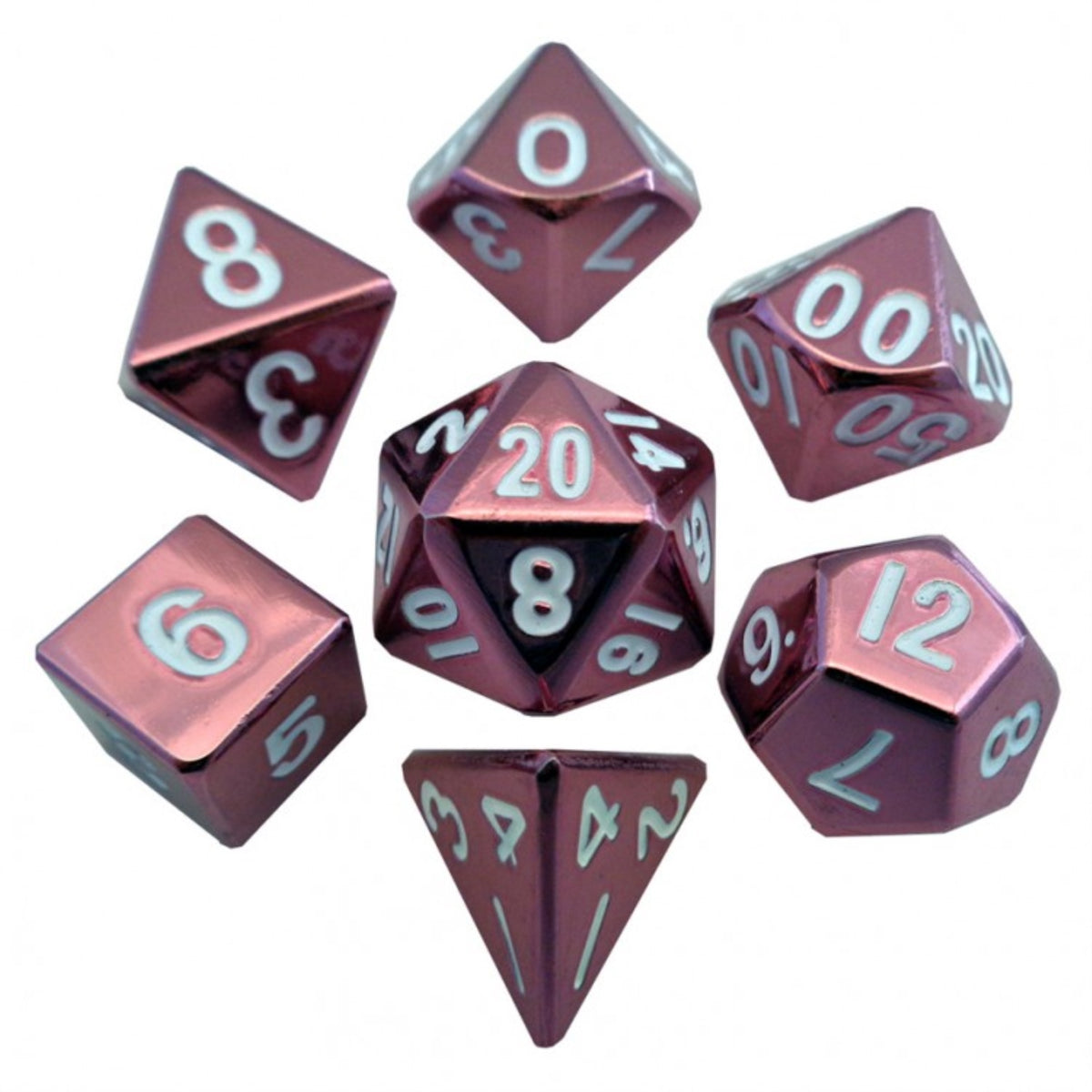 7-Set: 16Mm: Pk Painted Metal