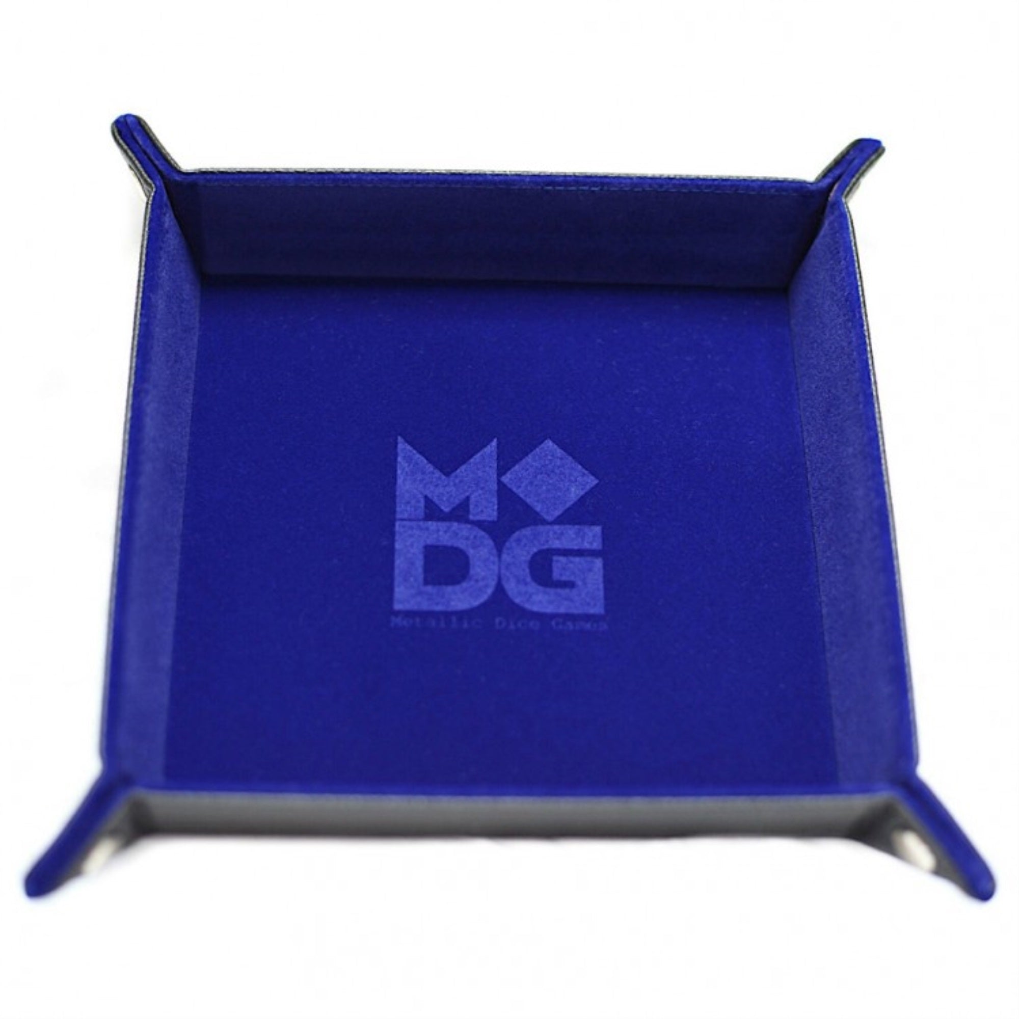 Folding Dice Tray: Velvet 10X10 Bu