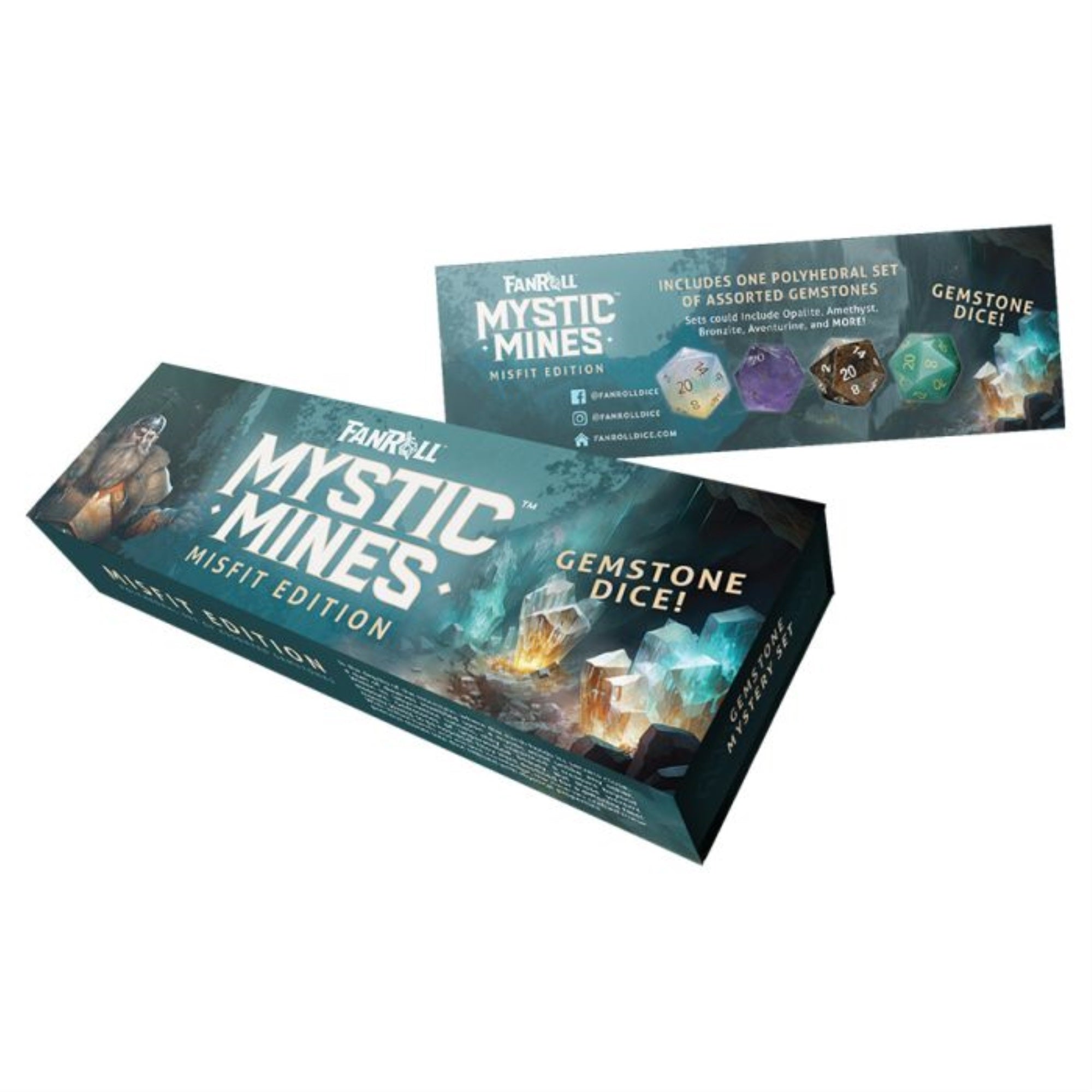 Mystery Misfit: Mystic Mines: Gemstone Dice Set