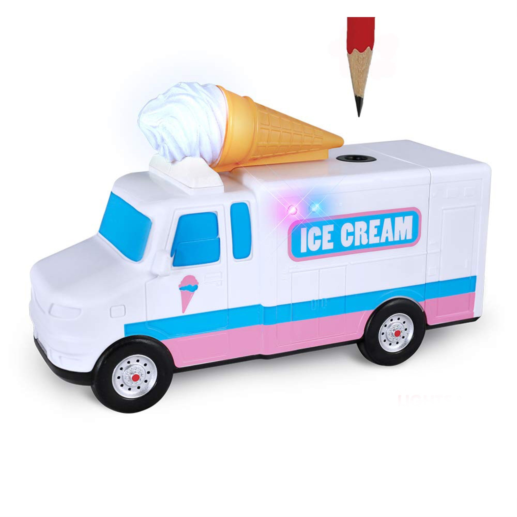 LED Ice Cream Truck Electric Pencil Sharpener