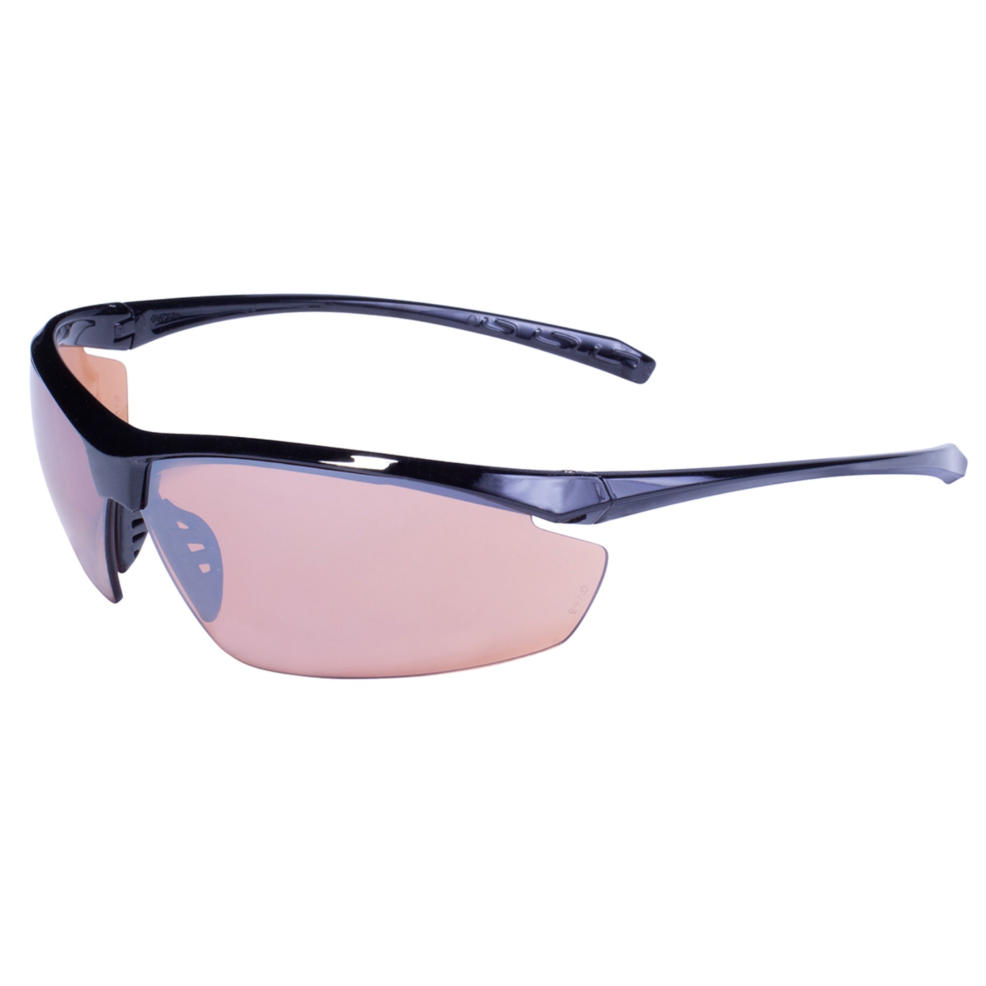 Lieutenant Brown Mirror Black Frame