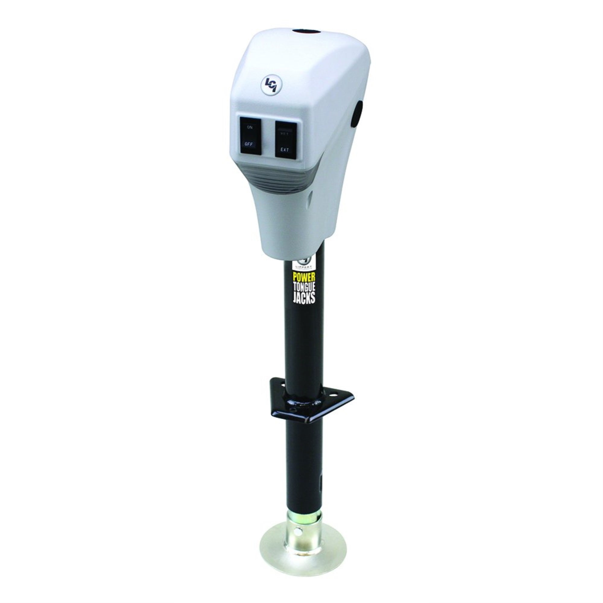 Lippert Components 285322 White Power Tongue Jack