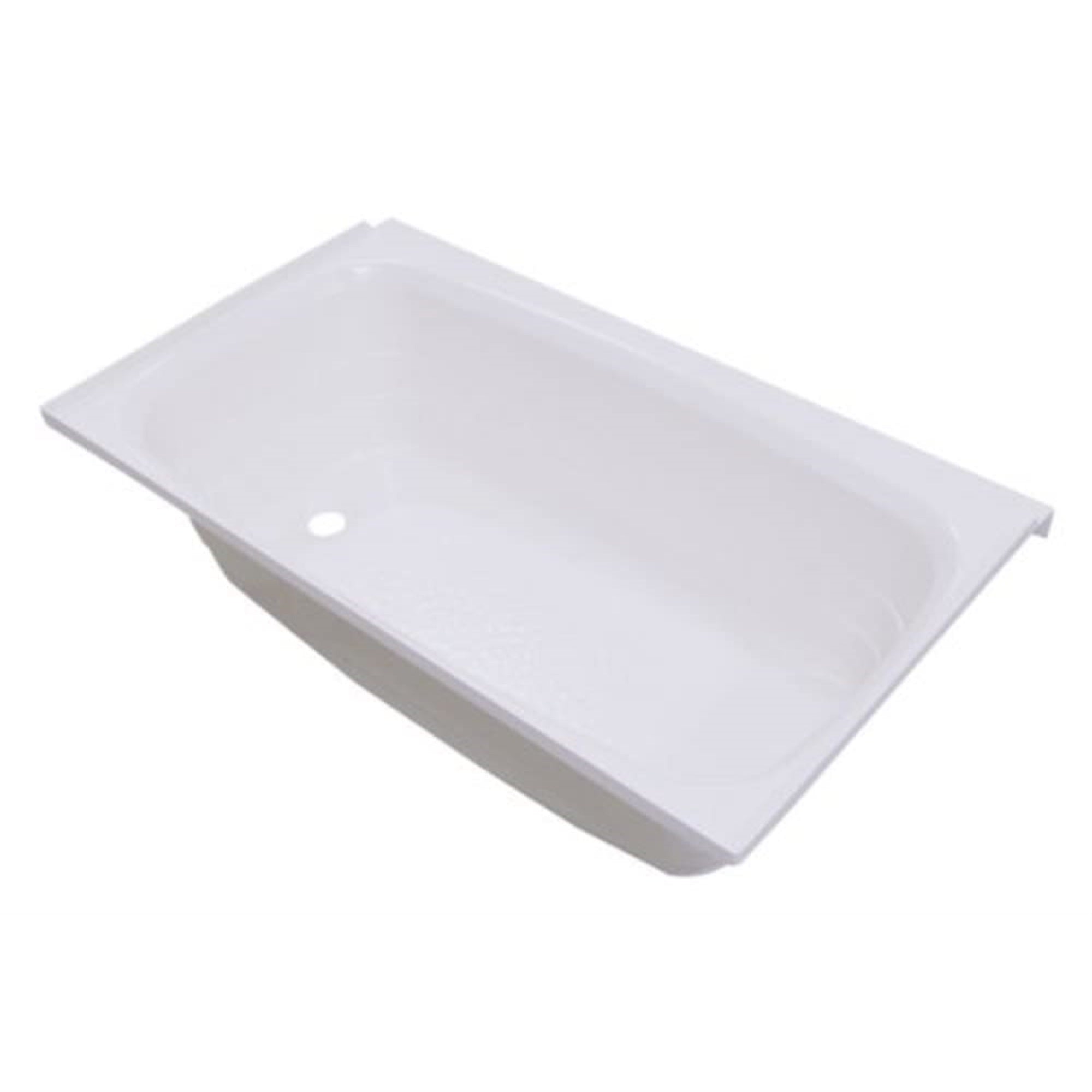 Kinro Composites W-2440 Lh-Spk White 24X40 Left Full Abs Tub