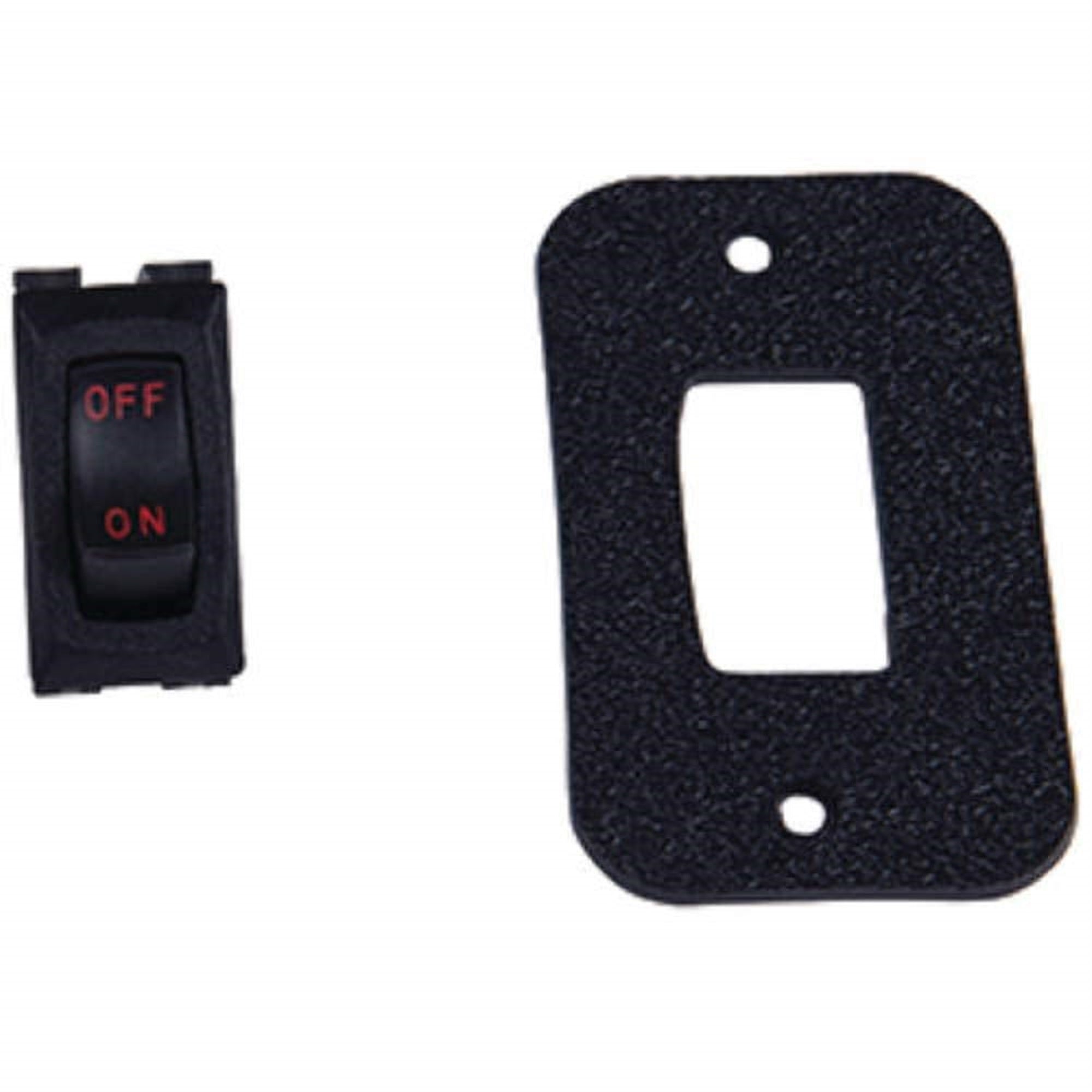 Kwikee 374198 White Miniature Rectangle Door Switch Kit (Miniature Rectangle Door Switch Kit -White)