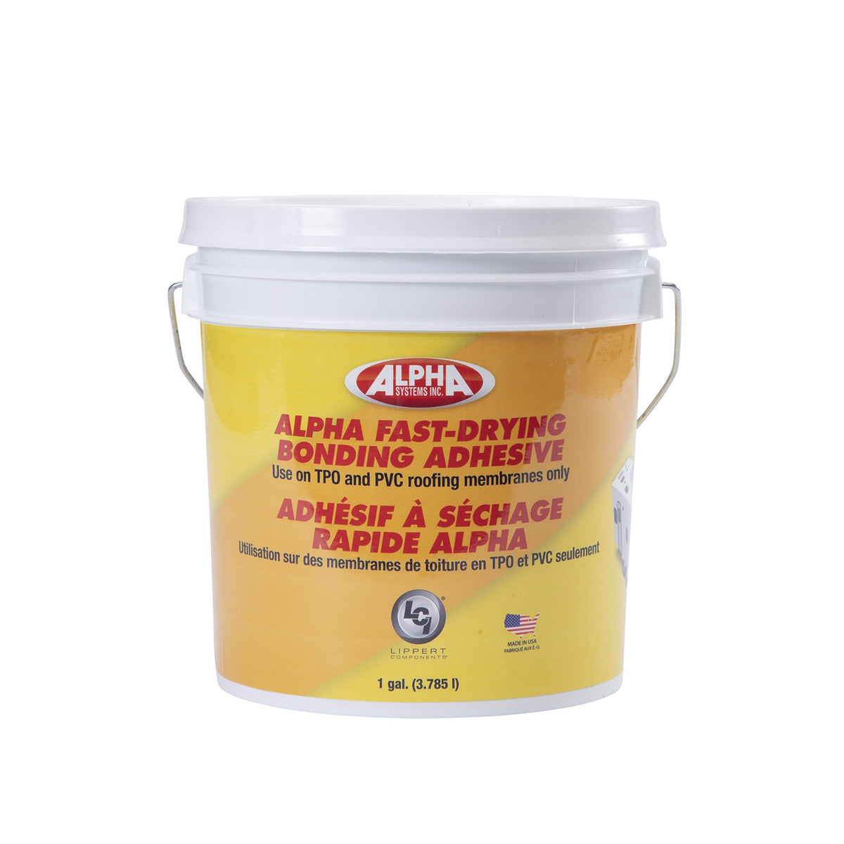 Lippert 8019 Water-Based Bonding Adhesive For Roofs On 5Th Wheel Rvs, Travel Trailers And Motorhomes