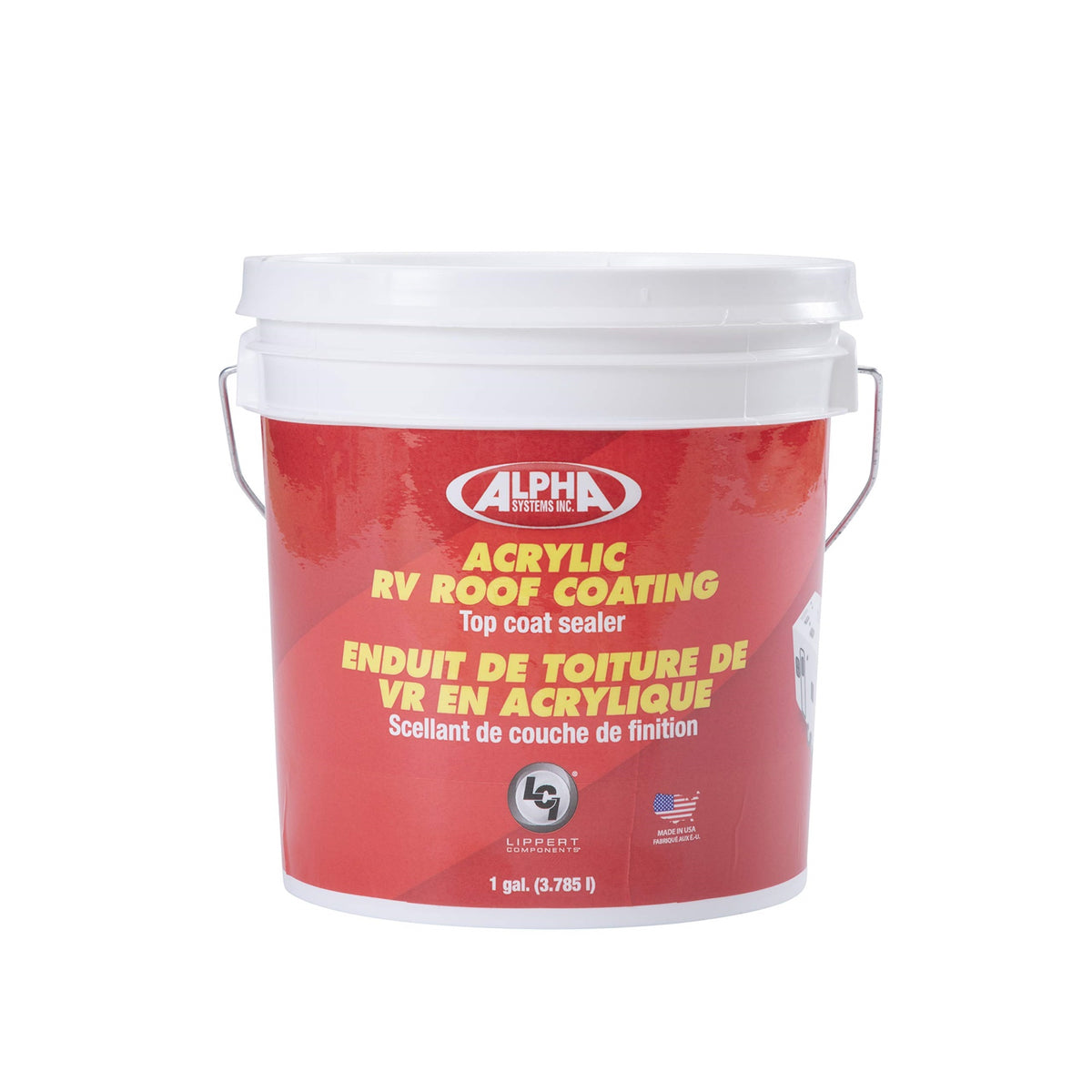 Lippert 4034 Acrylic Roof Coating For 5Th Wheel Rvs, Travel Trailers And Motorhomes