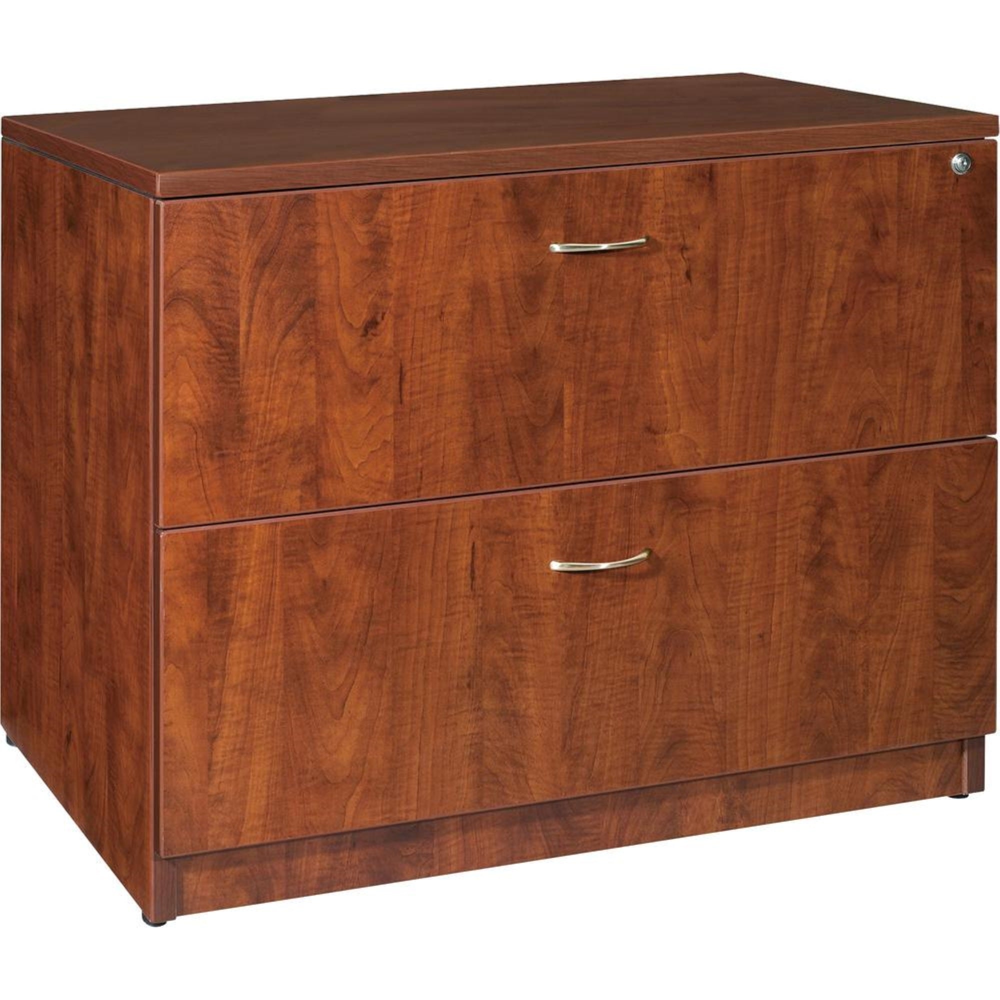 Lorell Essentials Lateral File - 35.5 X 22 X 29.5 - Finish: Cherry, Laminate