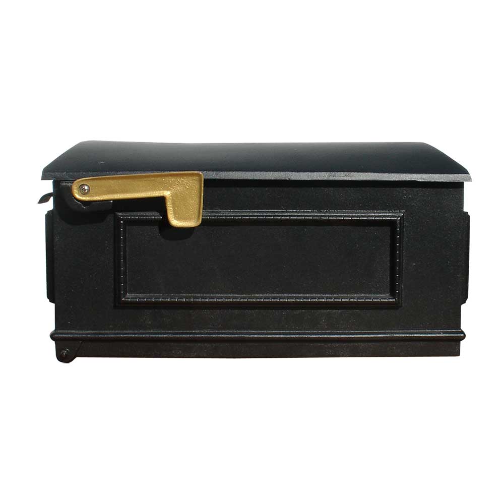 Lewiston Mailbox only (no address plates), Black