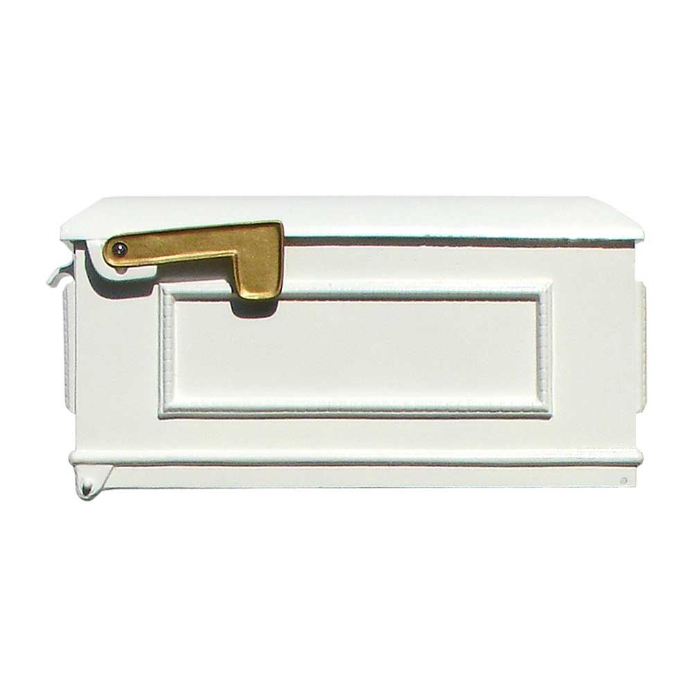 Lewiston Mailbox only (no address plates), White
