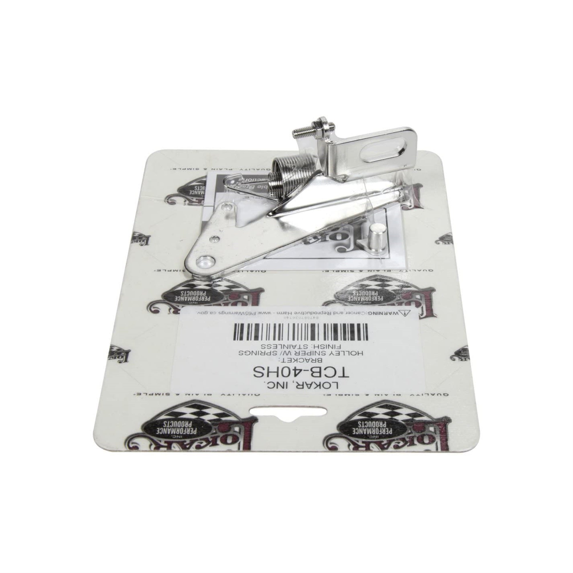 Lokar Performance Products Tcb-40Hs Stainless Steel Bracket And Springs For Holley Sniper Efi