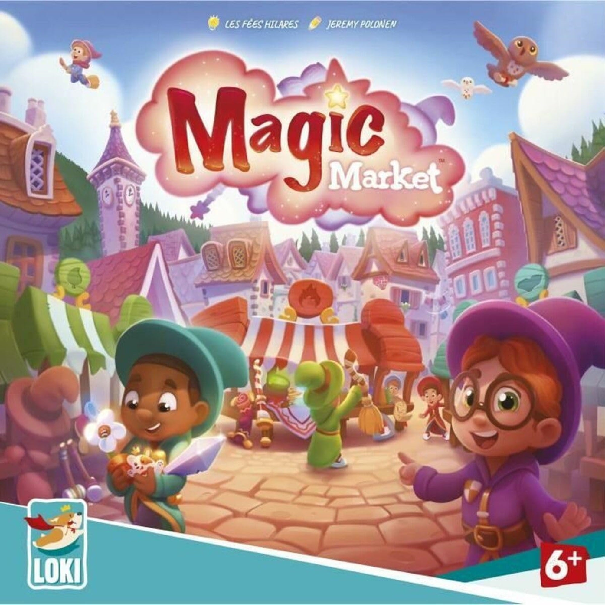 Loki: Magic Market, Strategy Board Game, Immersive Gameplay For Children, Easy To Learn In Minutes, 2 To 4 Players, For Ages 6 And Up