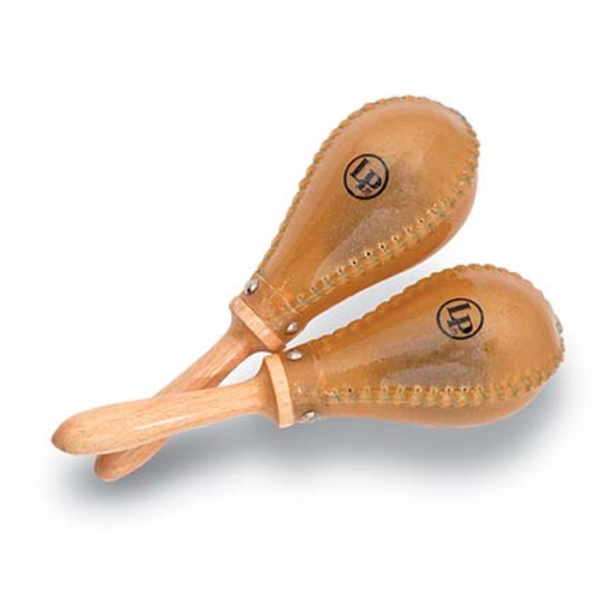LP393-RH, SALSA RAWHD MARACAS NATRL