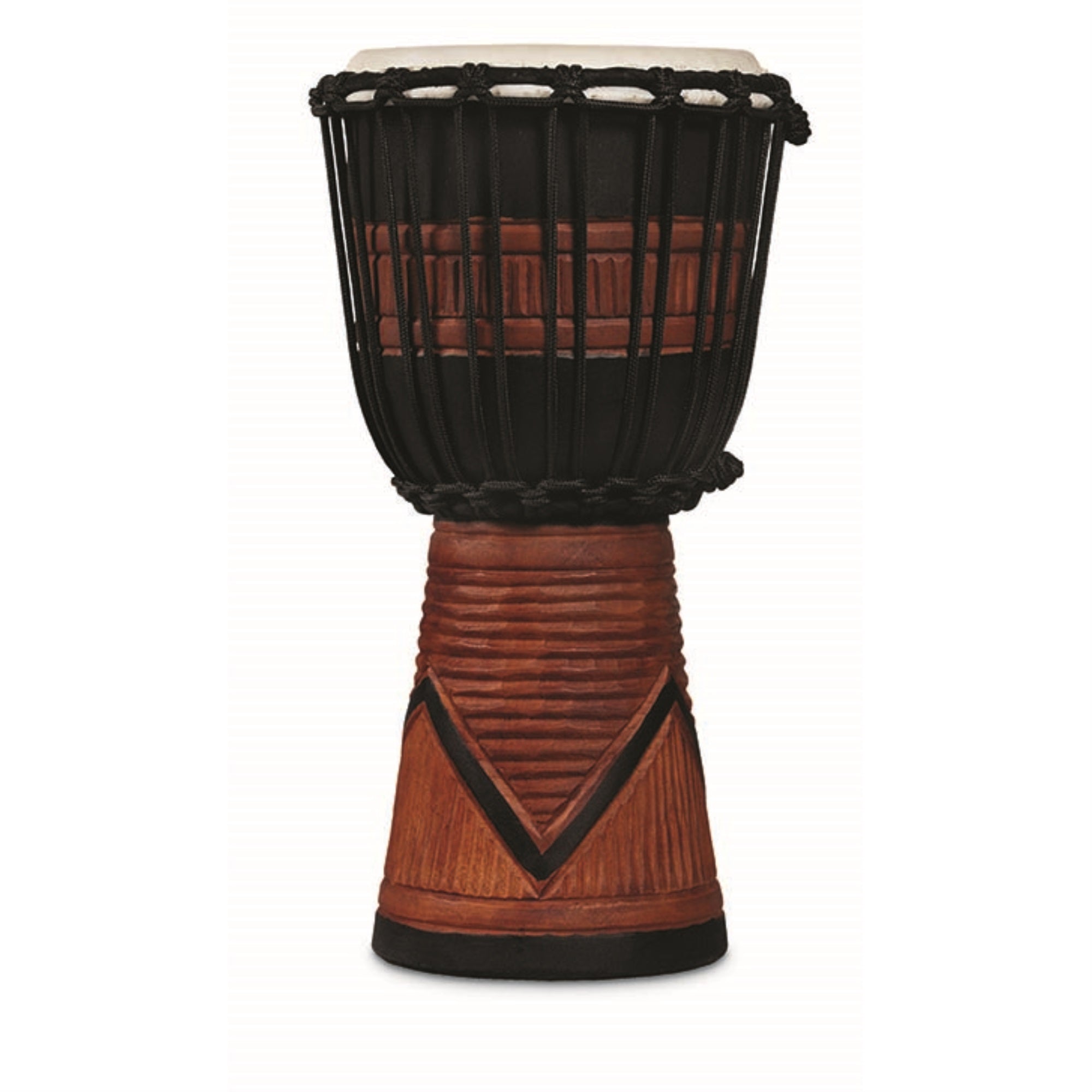 LP713SB, WORLD BEAT WOOD ART SM DJEMBE BLK/BRN