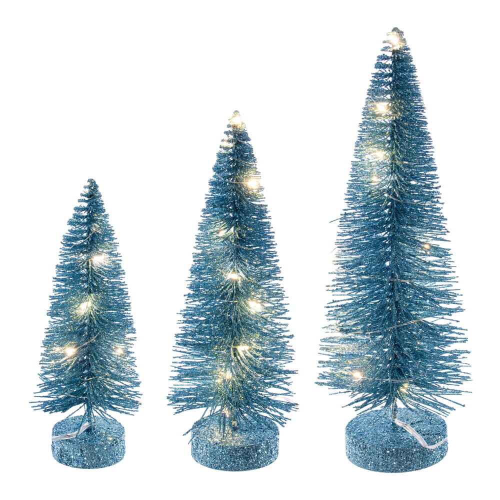 8”-10”-12” Baby Blue Brush Clear Lights