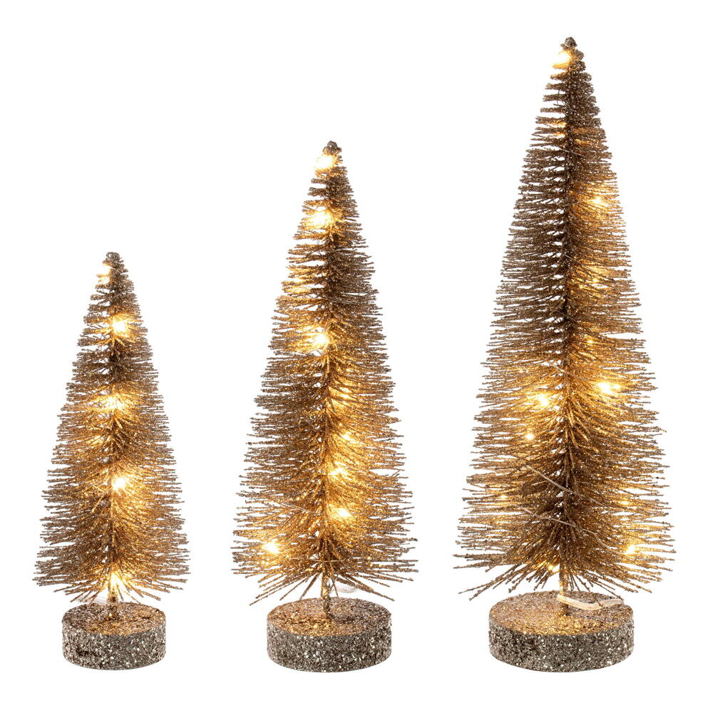 8″-10″-12″ Champagne Brush Clear Lights
