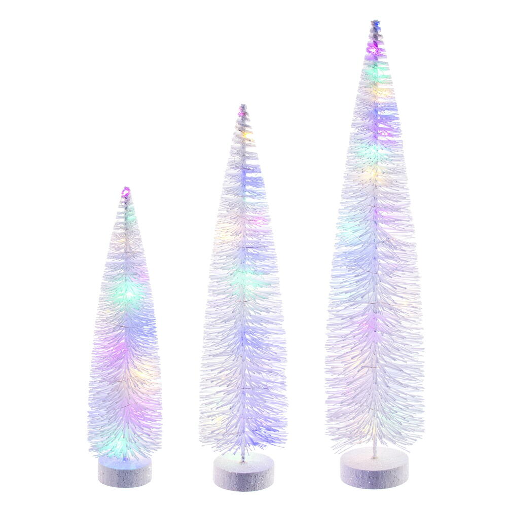 16”-20”-24” White Bottle Brush Multi Lts