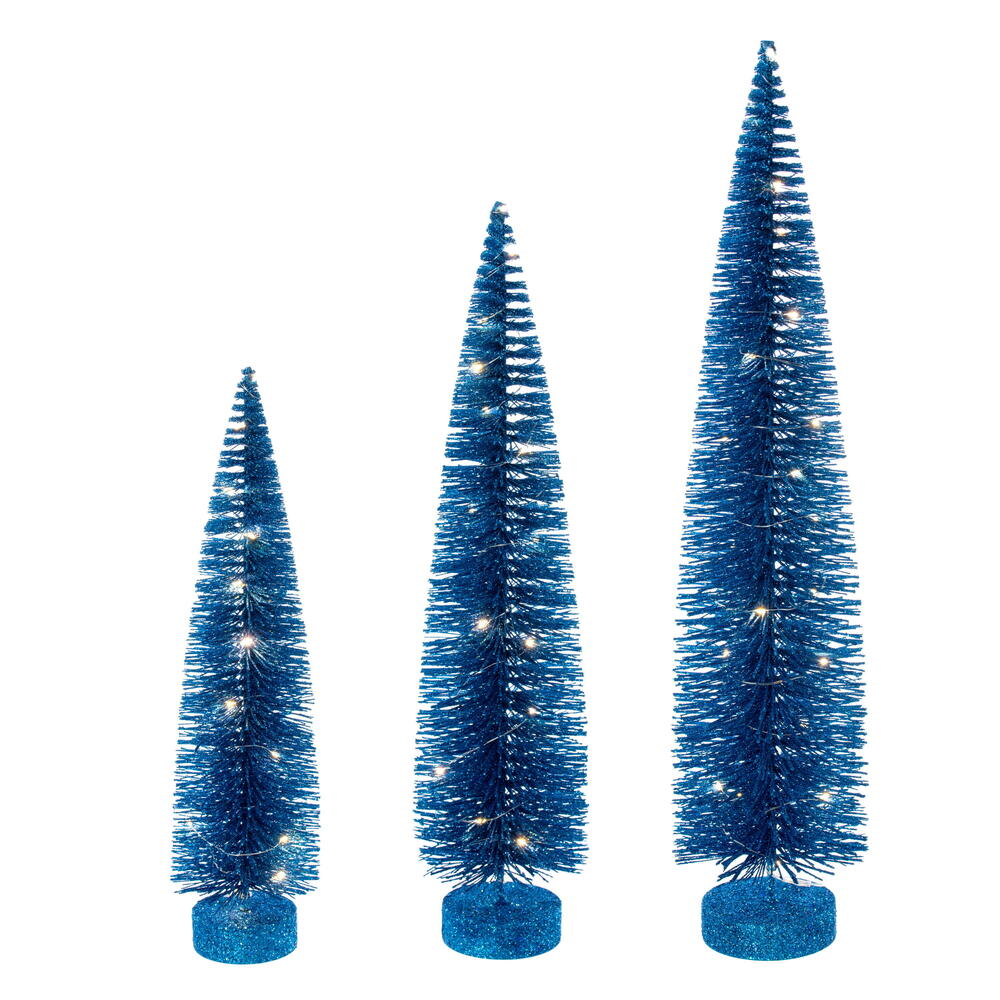 16″-20″-24″ Turquoise Brush Clear Lights