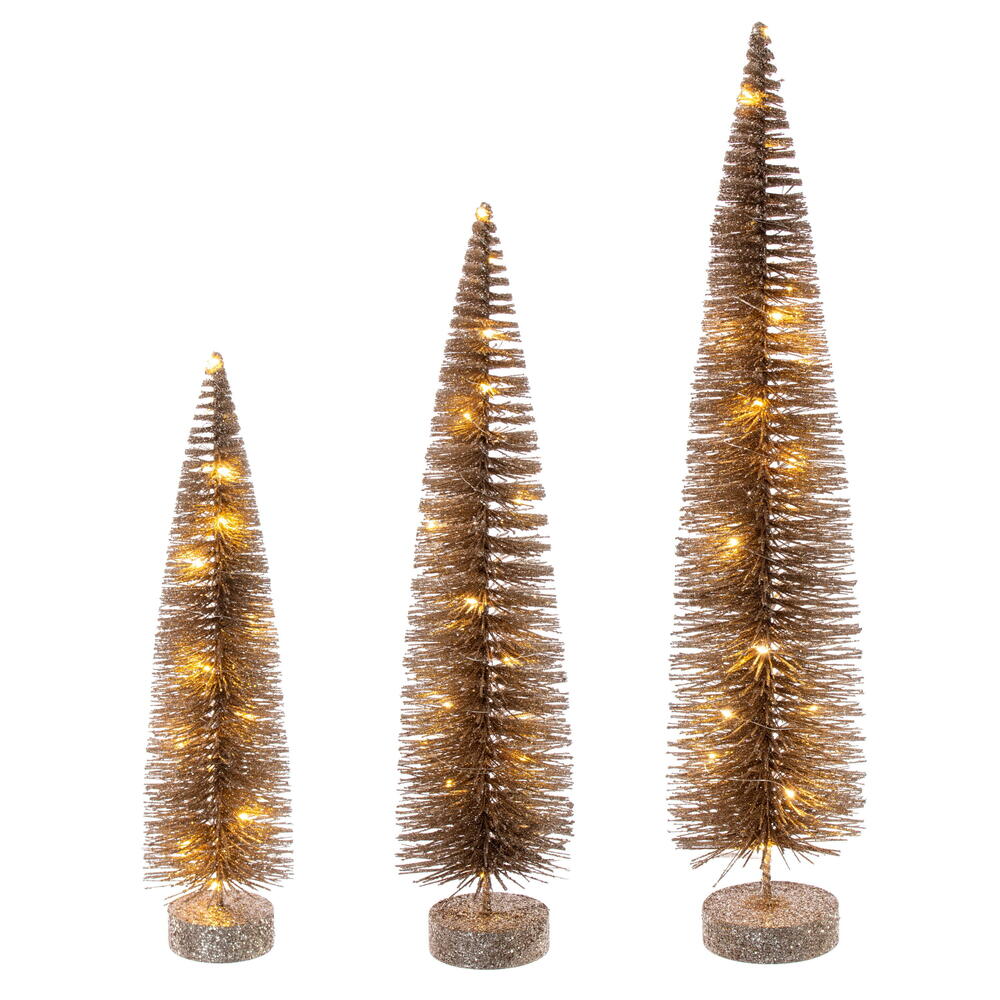 16″-20″-24″ Champagne Brush Clear Lights
