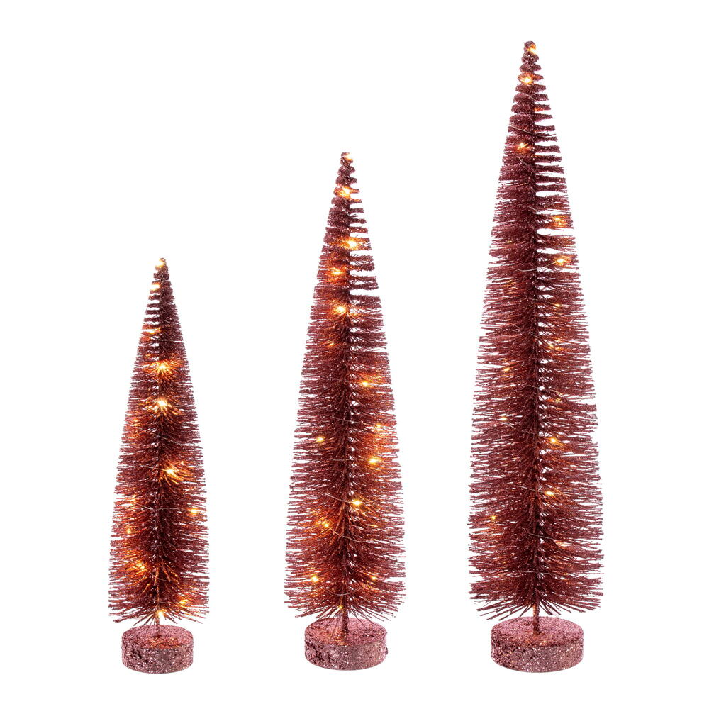 16”-20”-24” Rose Gold Brush Clear Lights