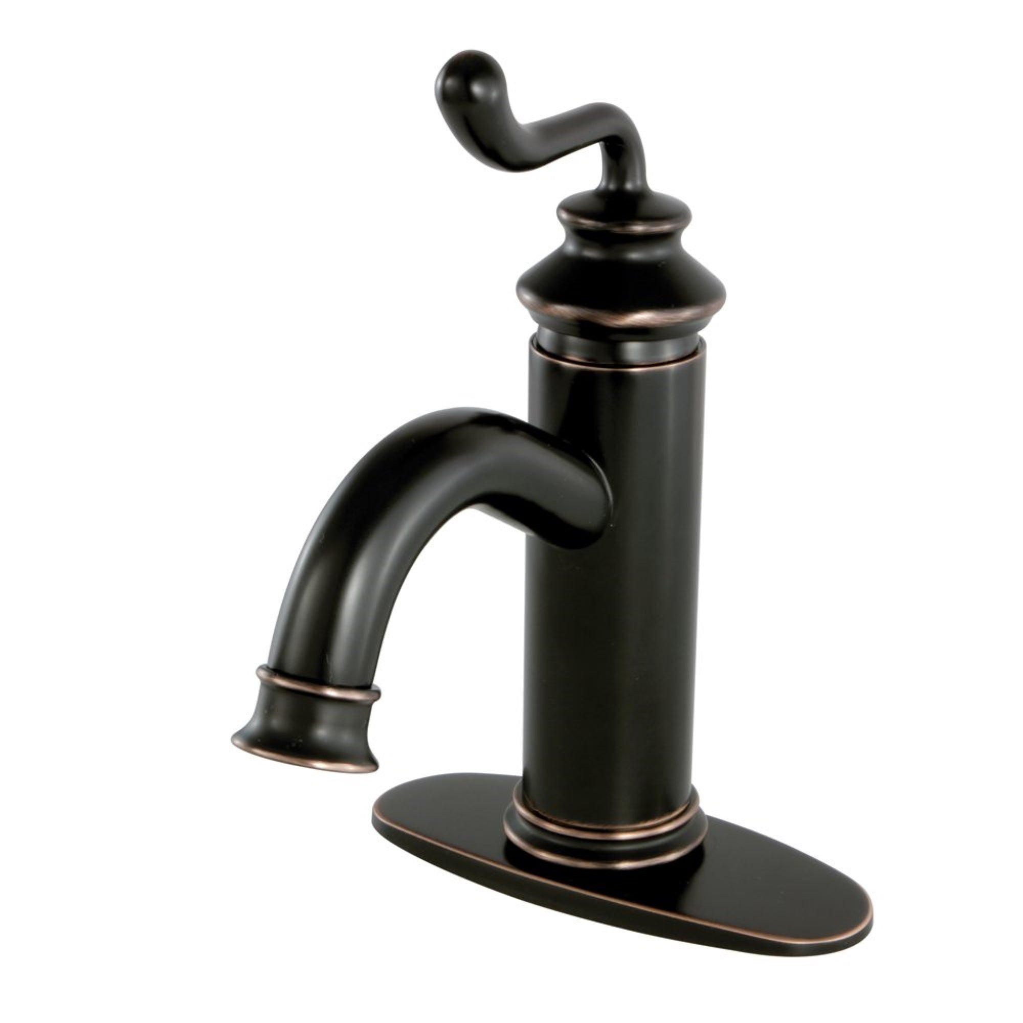 Fauceture Ls5416Rl Royale Single-Handle Monoblock Bathroom Faucet, Naples Bronze