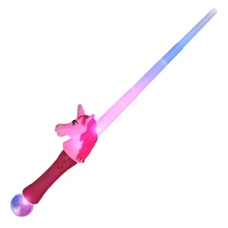 Light Up Expandable Unicorn Saber Prism Sword