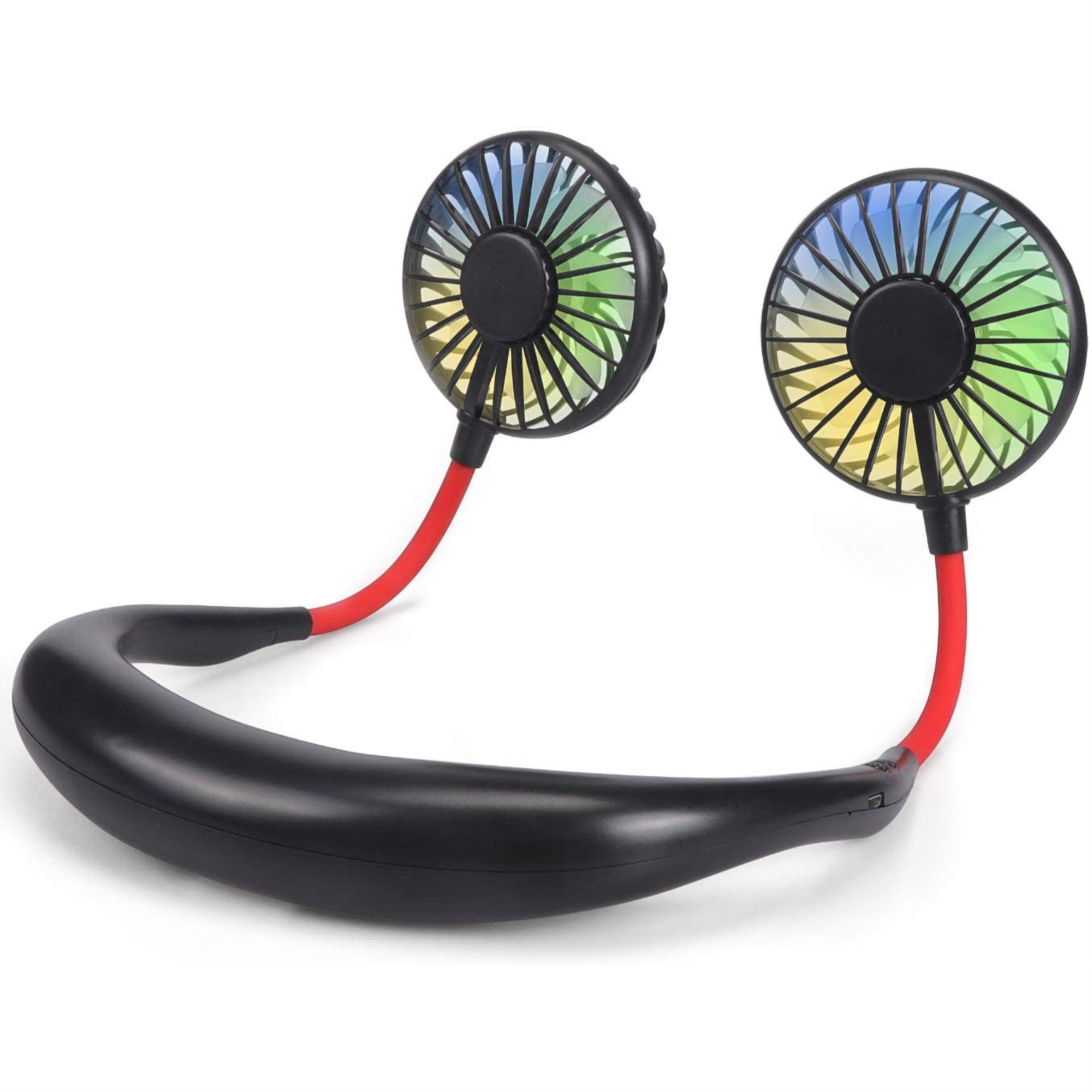 Light Up Rechargeable  Sports Portable Lazy Travel Neck Fan