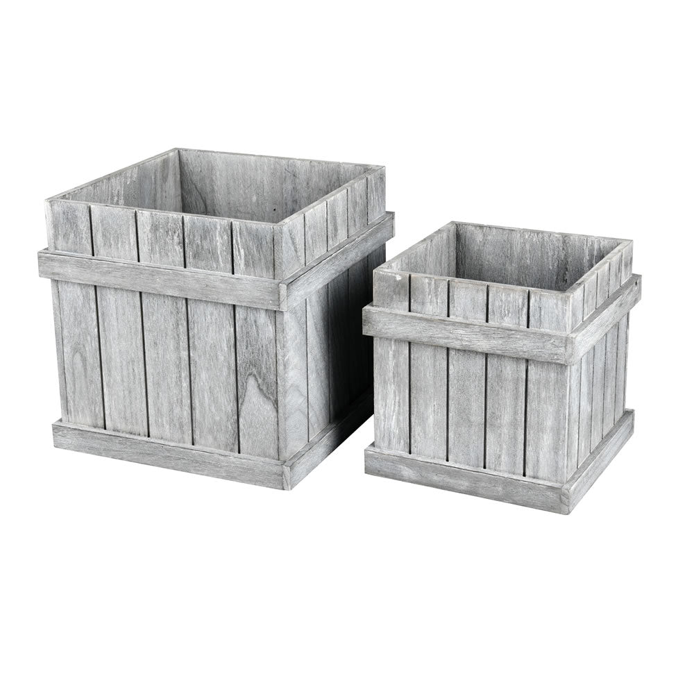 Vickerman 10” Wooden Panel Box Set/2 - LZ193312