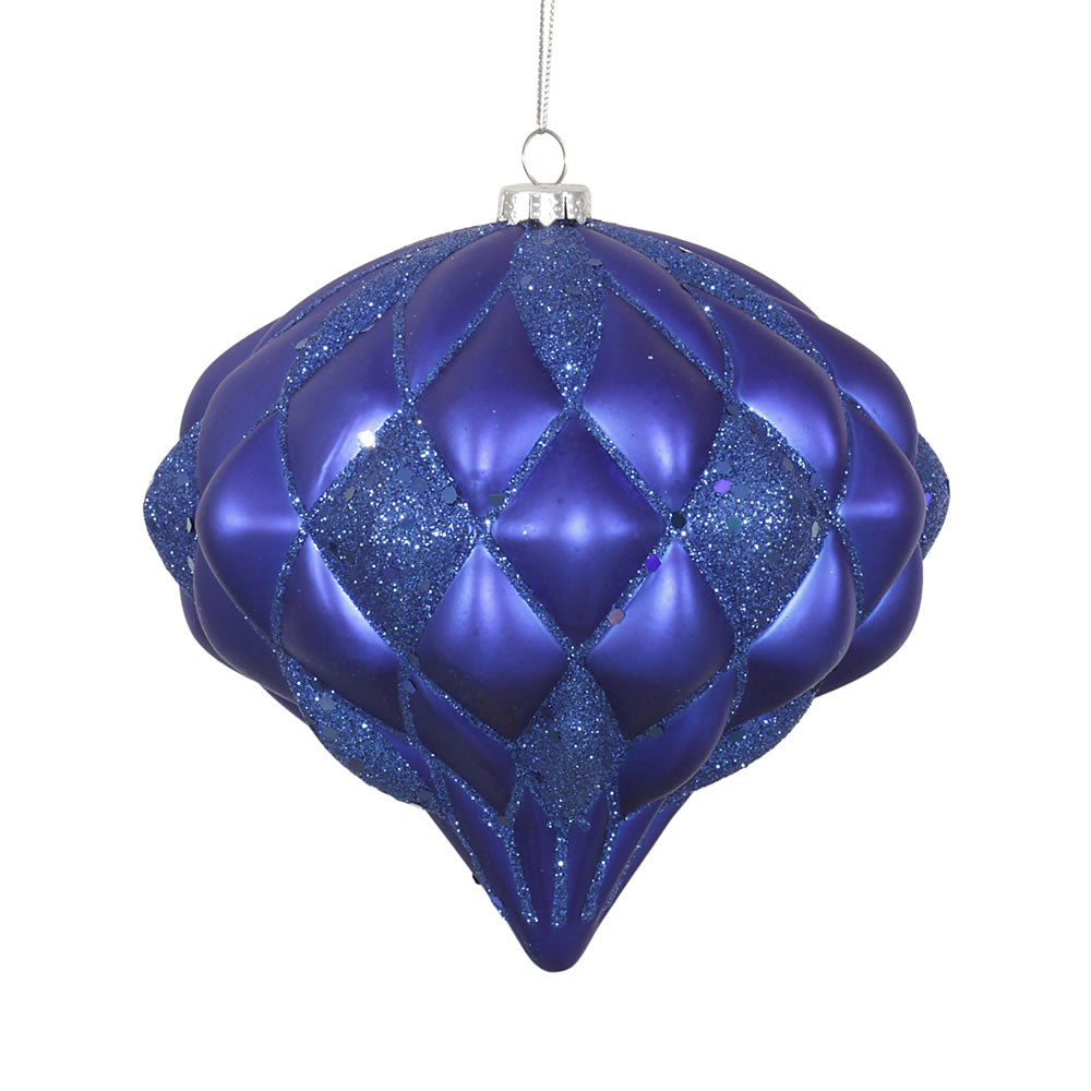 Vickerman 5.7″ Blue Matte-Glitter Diamond - M112202