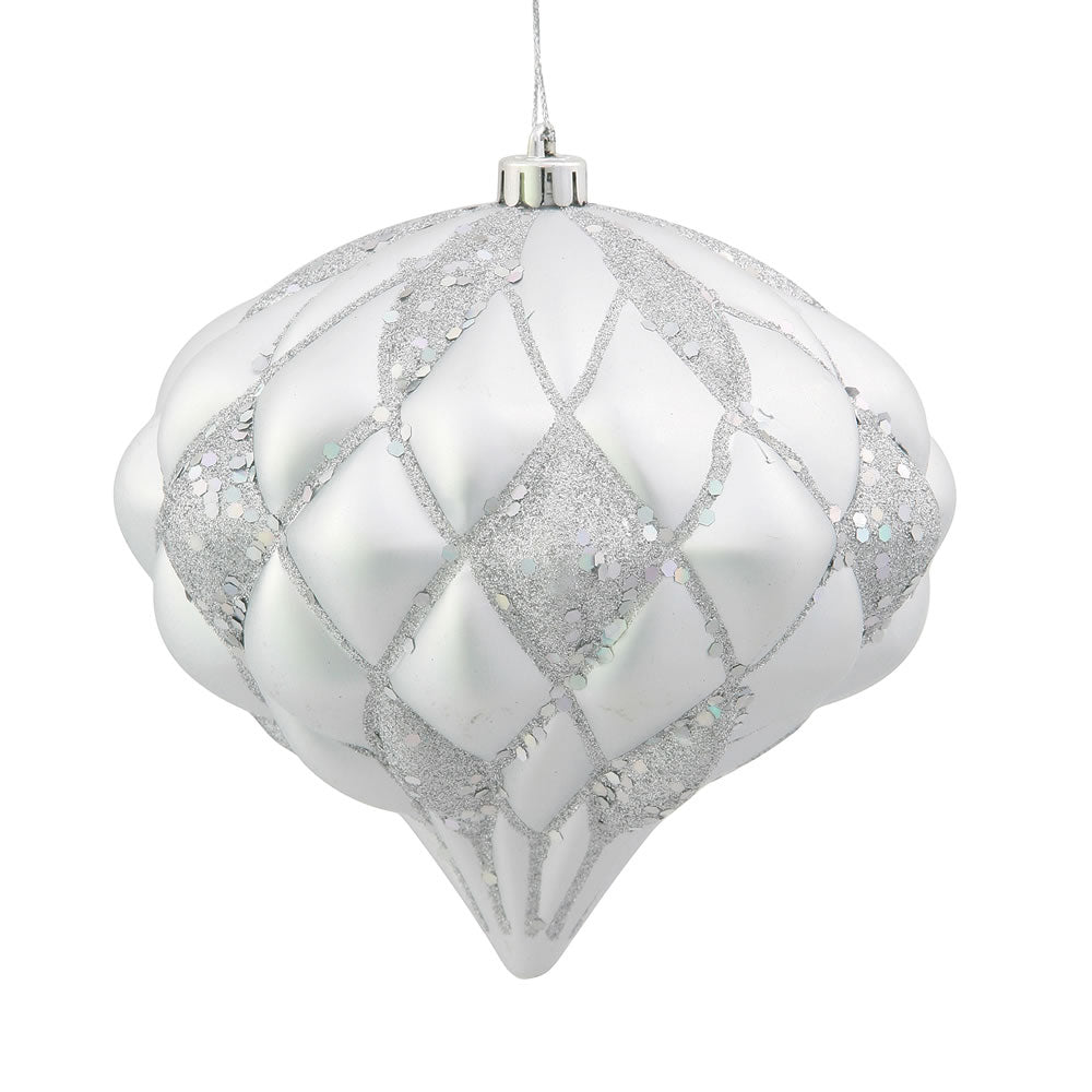 Vickerman 5.7'' Silver Matte-Glitter Diamond - M112207