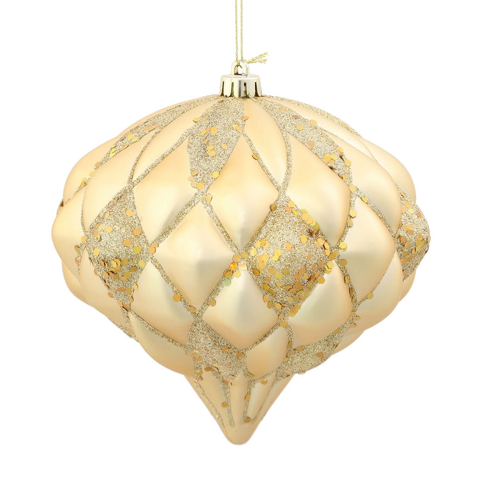 Vickerman 5.7'' Gold Matte-Glitter Diamond - M112208