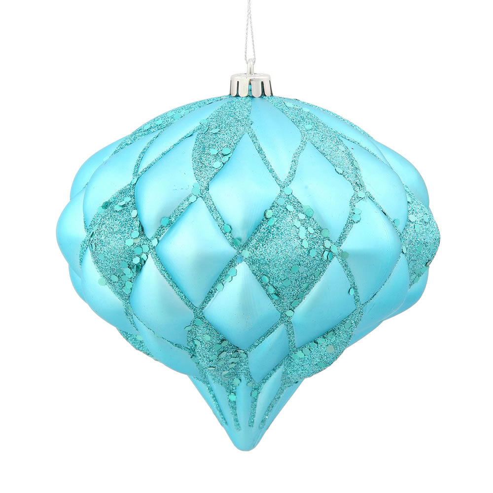 Vickerman 5.7'' Turquoise Matte-Glitter Diamond - M112212