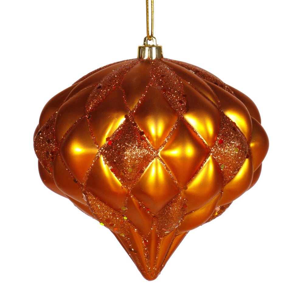 Vickerman 5.7″ Burnish Orange Matte-Glitt Diamond - M112218
