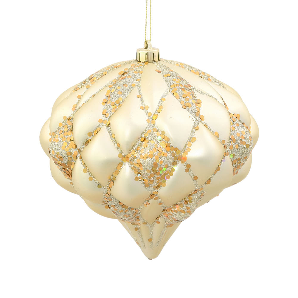 Vickerman 5.7'' Champagne Matte-Glitter Diamond - M112238