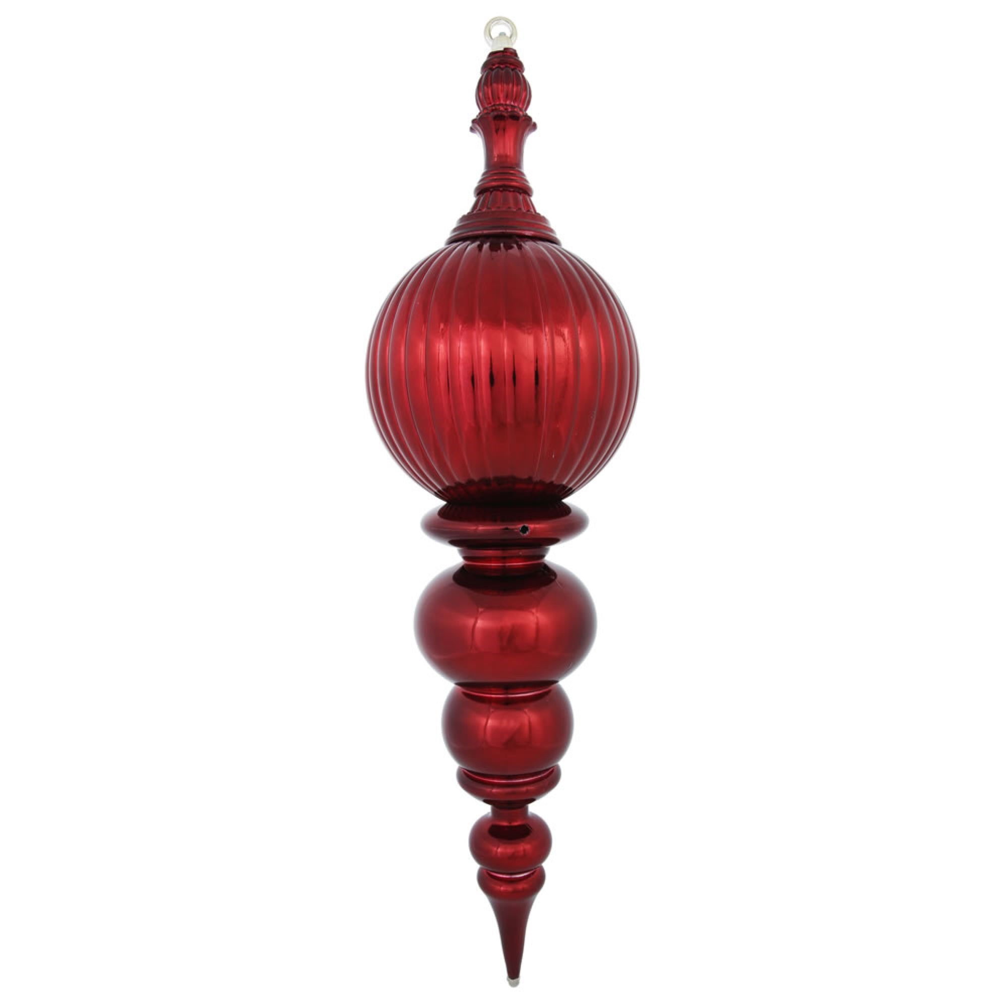28” Burgundy Shiny Finial