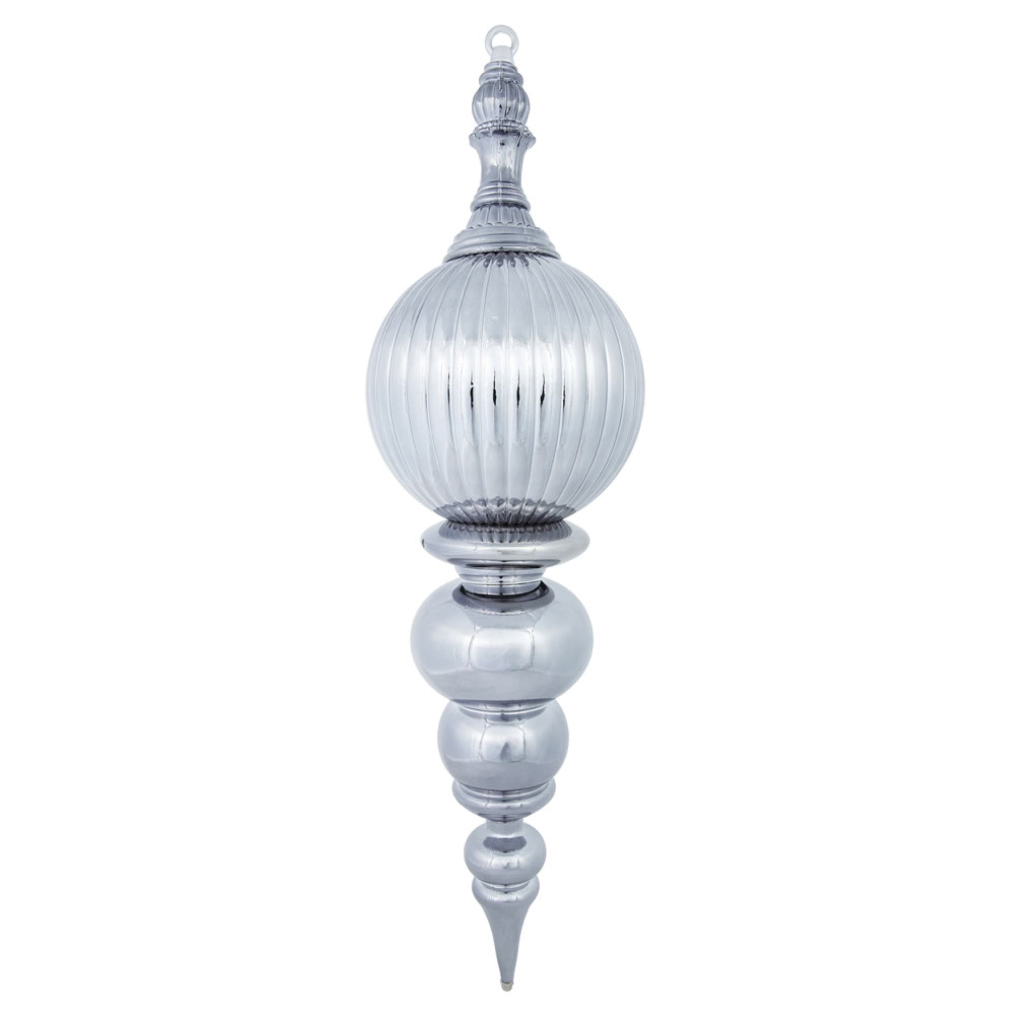 28” Pewter Shiny Finial