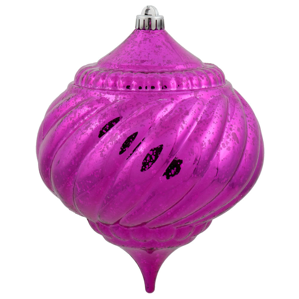 Vickerman 8” Fuchsia Shiny Mercury Onion 1/Bg - M165870