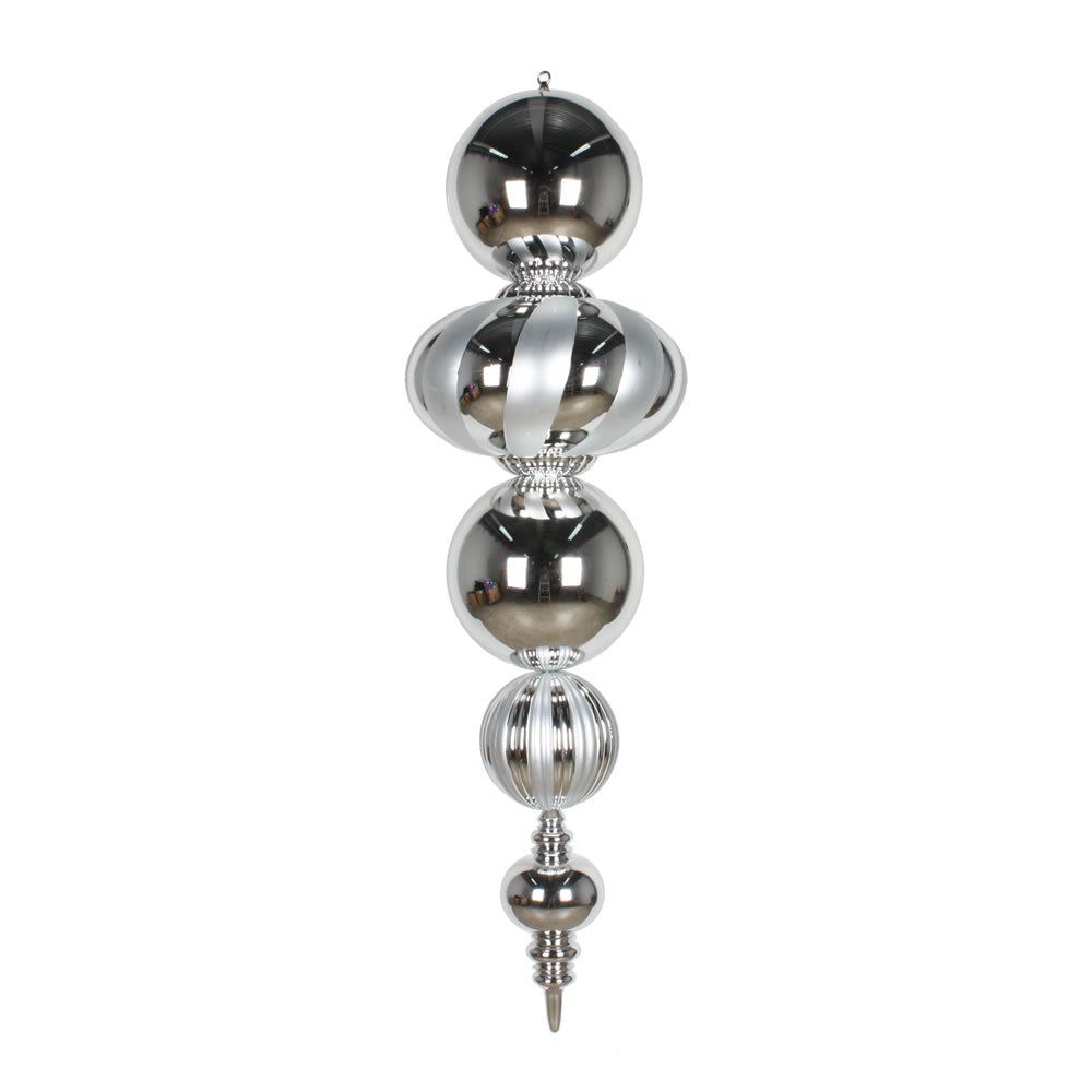 Vickerman 54″ Silver Shiny Matte Finial - M165907