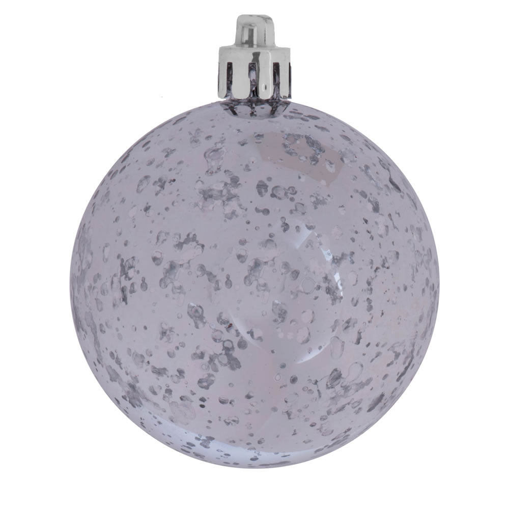 Vickerman 4″  Silver Shiny Mercury Ball 6/bag - M166307