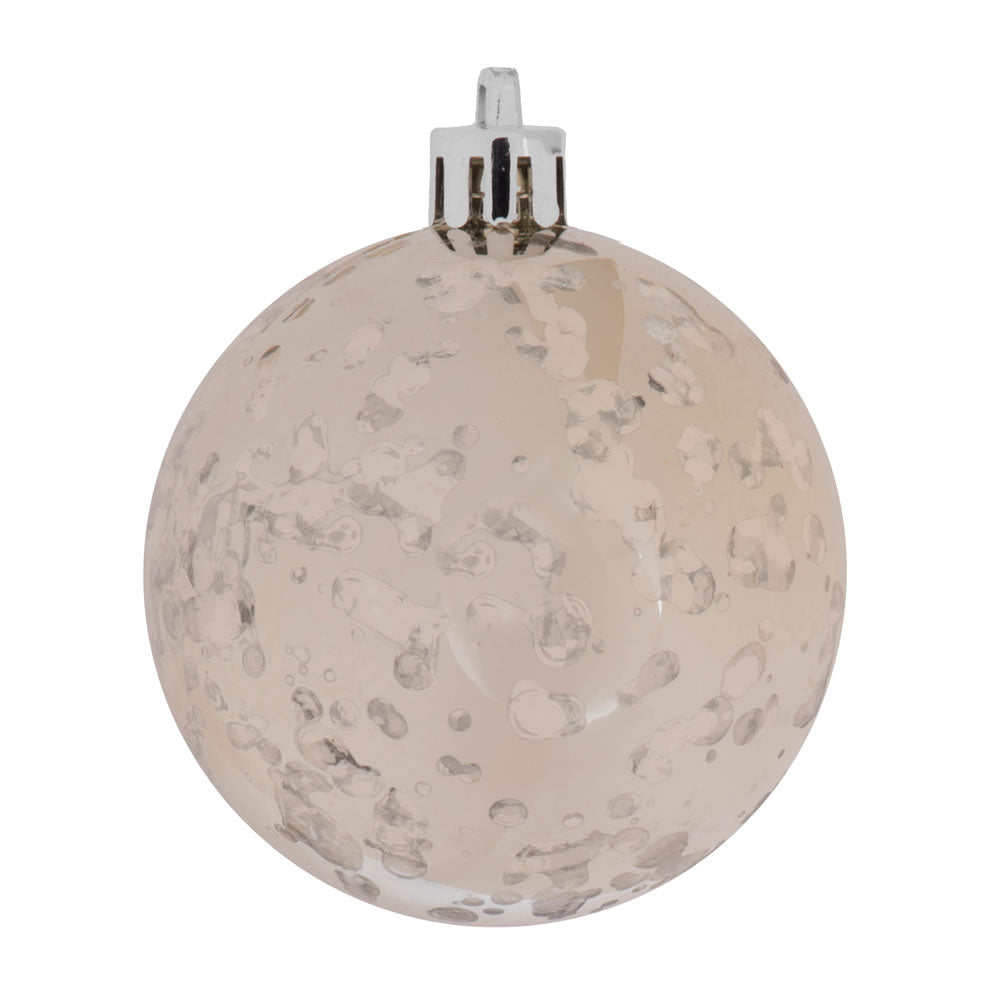 Vickerman 4″  Champagne Shiny Mercury Ball 6/bag - M166338