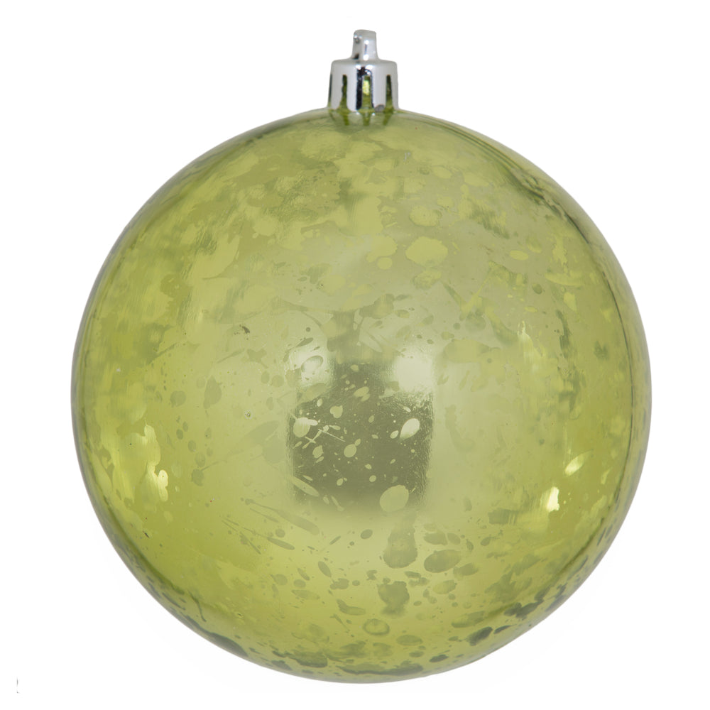 Vickerman 4” Lime Shiny Mercury Ball 6/Bag - M166373